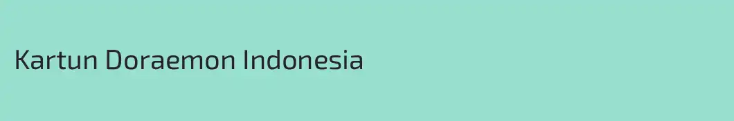 Kartun Doraemon Indonesia 